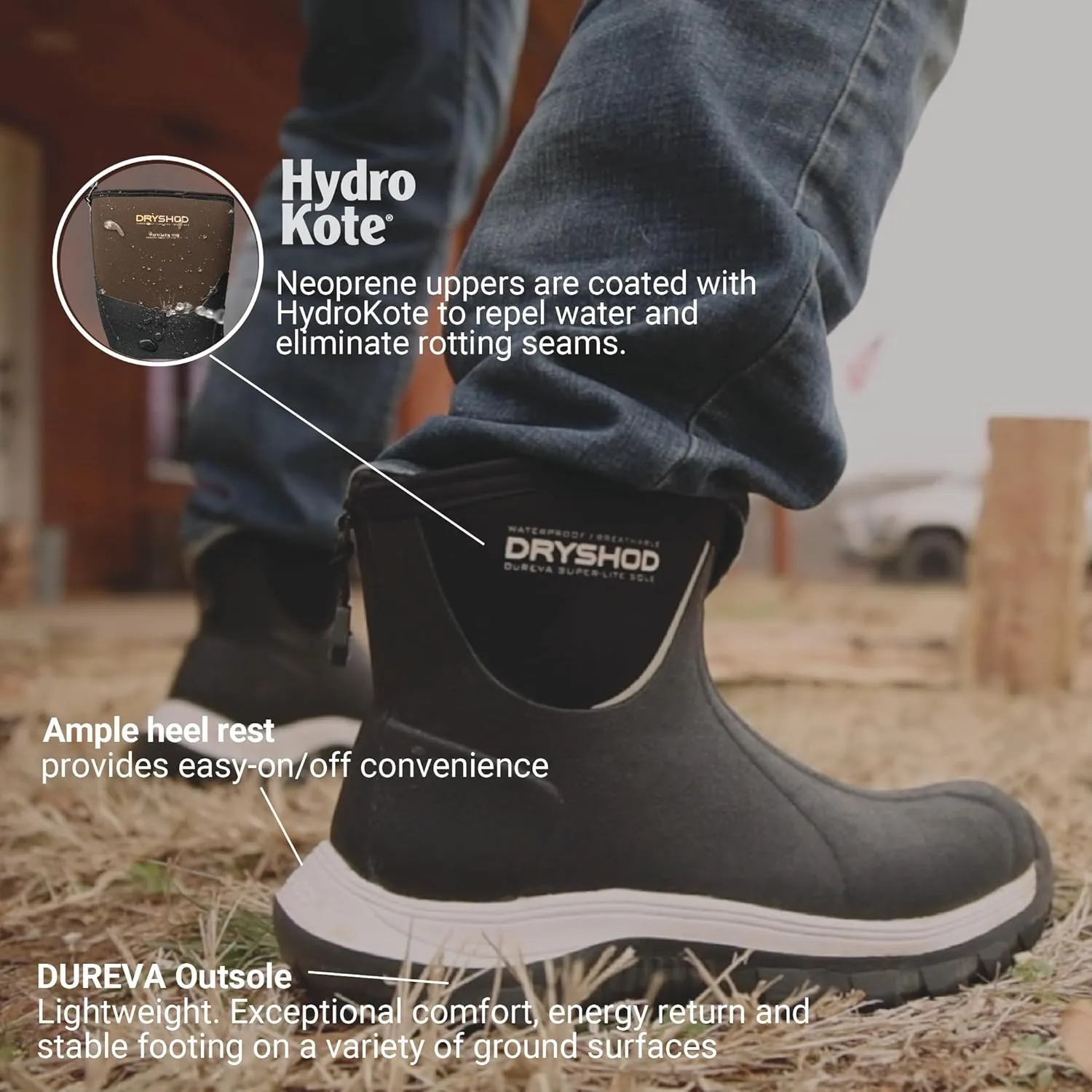 Dryshod Evalusion Super Lightweight Men's Ankle Boot
