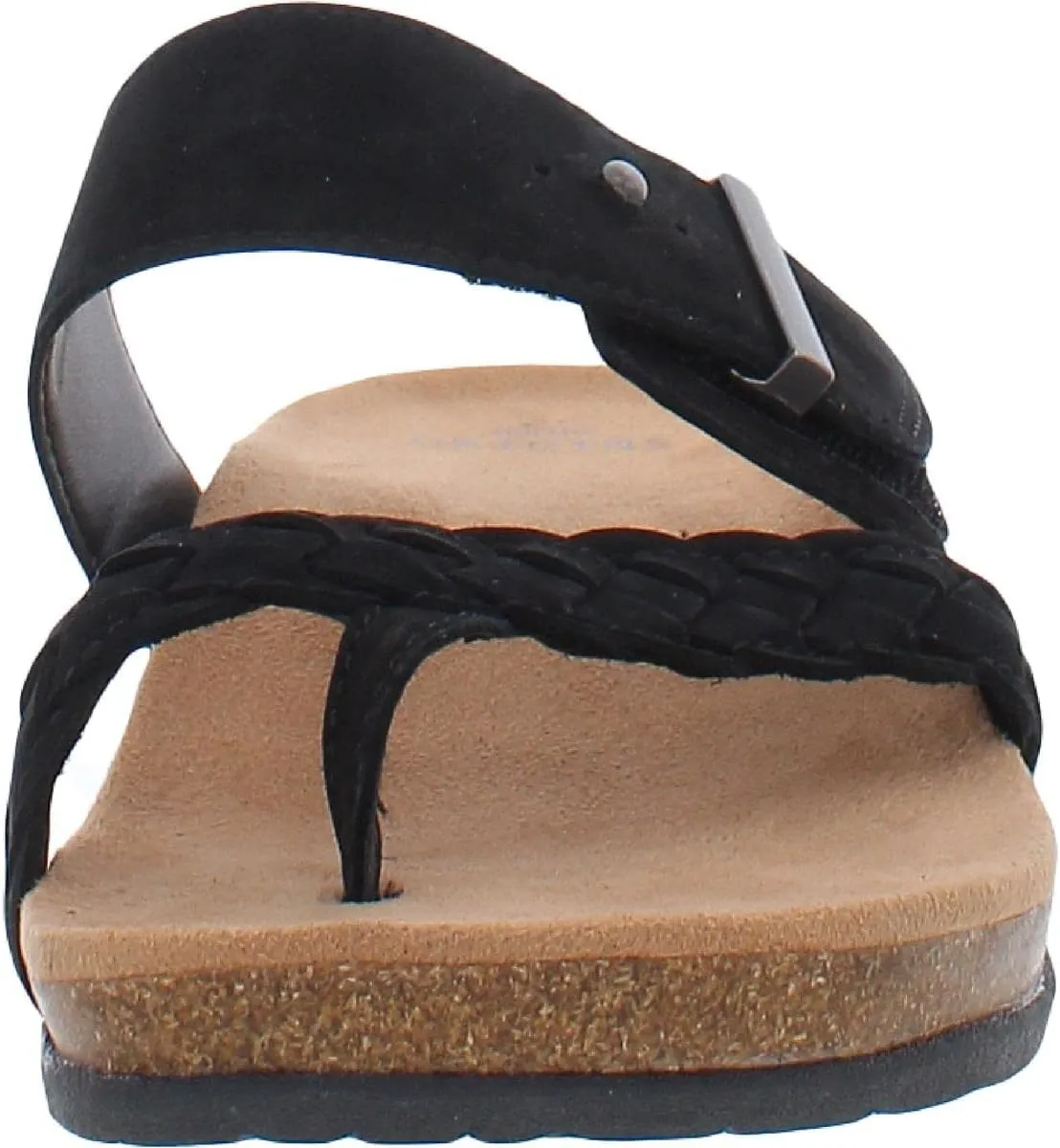 Earth Origins Women’s Onida Sandal I Slip-On Leather Sandals with Arch Support for Everyday