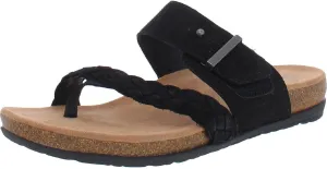 Earth Origins Women’s Onida Sandal I Slip-On Leather Sandals with Arch Support for Everyday