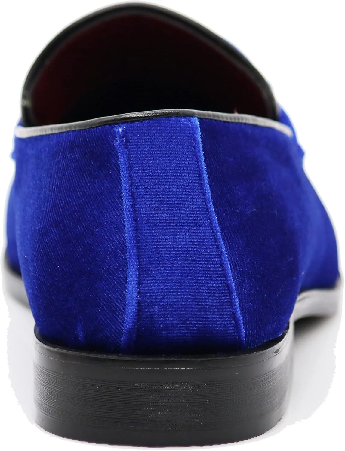 Enzo Romeo Plum05 Men's Dress Loafers Elastic Slip on with Buckle Fashion Shoes