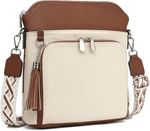 FALAN MULE Crossbody Bags for Women Trendy Soft Leather Hobo Purses Shoulder Handbags With Tassel