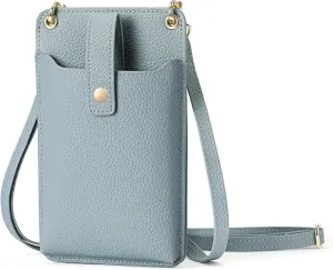 FALAN MULE Small Cell Phone Crossbody Bag Purse for Women, PU Leather Wallet Purse…