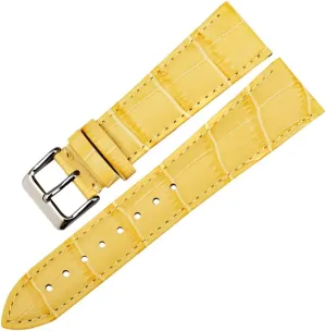 Fashion Watchbands Genuine Leather Watch Strap 12mm-22mm for Women Watch Band for Watch Bracelet(White-Dinosaur Doodle4,12mm)