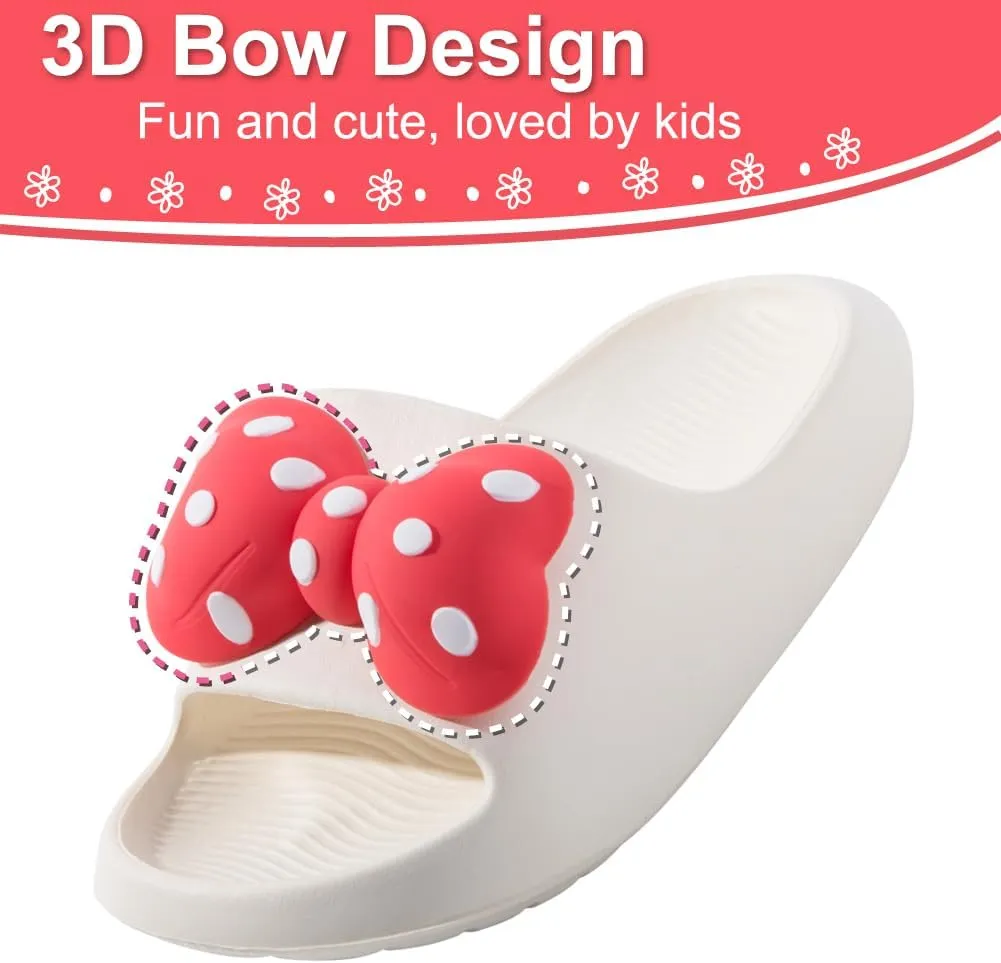 Fiedaz Kids Slides for Girls Boys Toddler Cloud Slides Animal Quick Drying Beach Slides Toddler Pool Shower Flip Flops Slippers