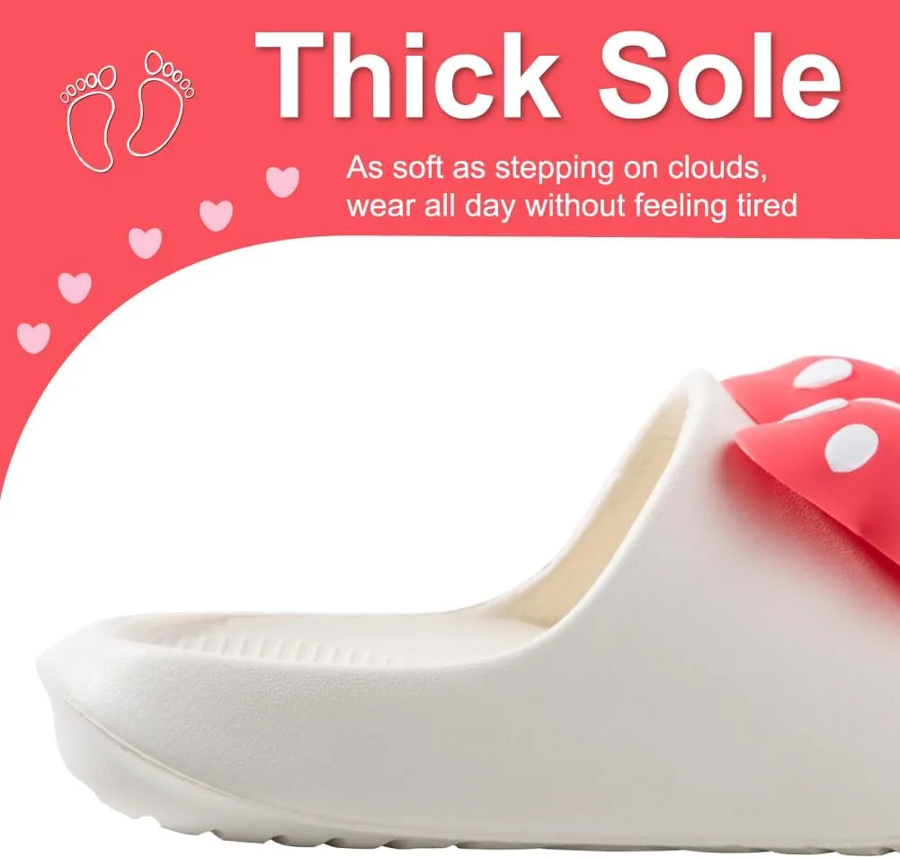 Fiedaz Kids Slides for Girls Boys Toddler Cloud Slides Animal Quick Drying Beach Slides Toddler Pool Shower Flip Flops Slippers