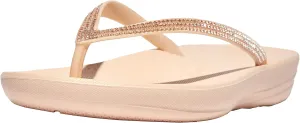 FitFlop DG5A41-060 IQUSHION Ombre Sparkle FLIP-Flops Rose Foam US08