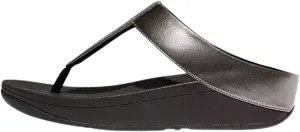 FitFlop Women's FINO Glitterdust Metallic Toe Post Flip Flop Sandal