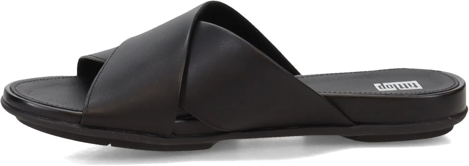 FitFlop Women's Gracie Leather Cross Slides