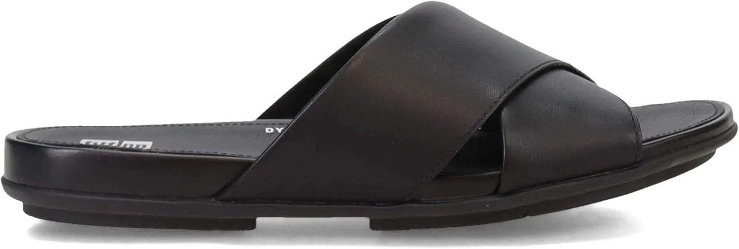 FitFlop Women's Gracie Leather Cross Slides