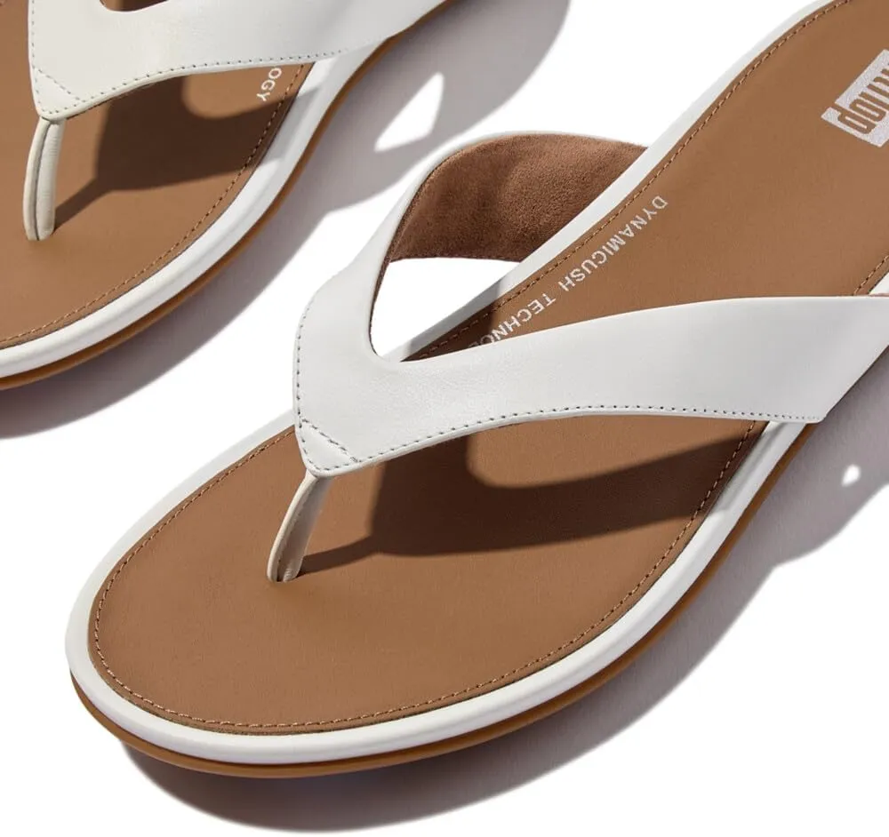 FitFlop Womens Gracie Leather Flip-Flops