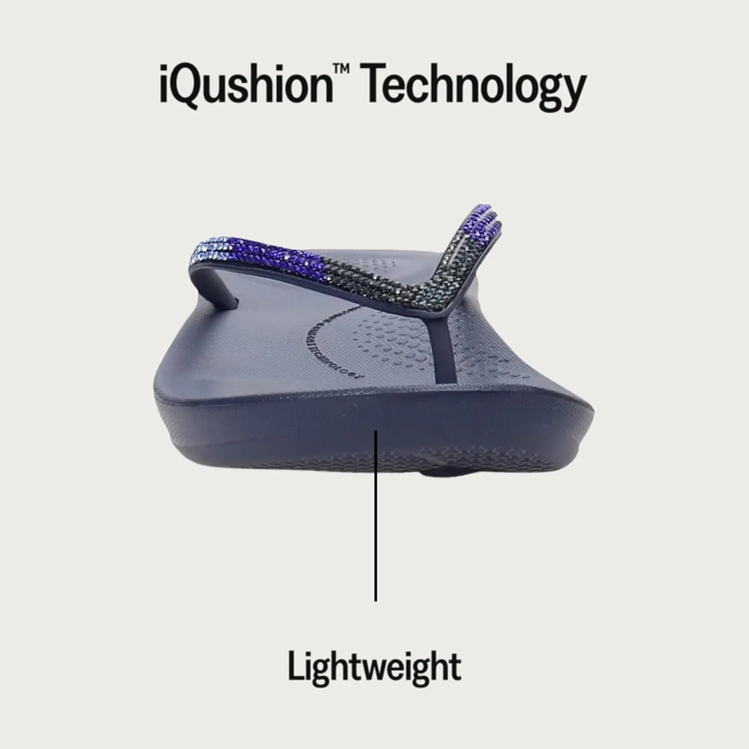 FitFlop Women's Iqushion Sparkle Flip-Flops