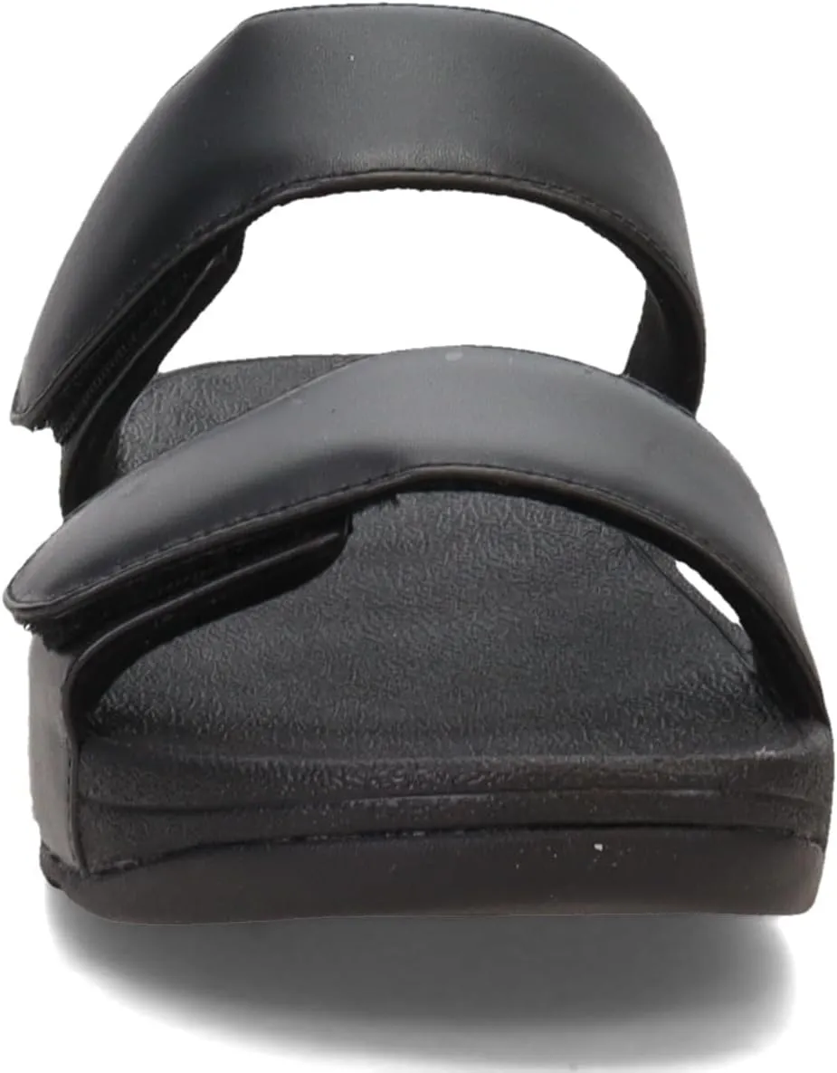 FitFlop Women's LULU Adjustable Leather Slides