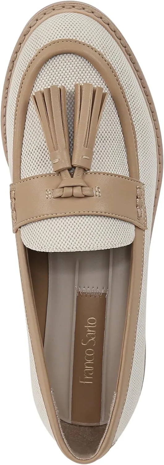 Franco Sarto womens Carolynn Low Slip on Tassel Loafers