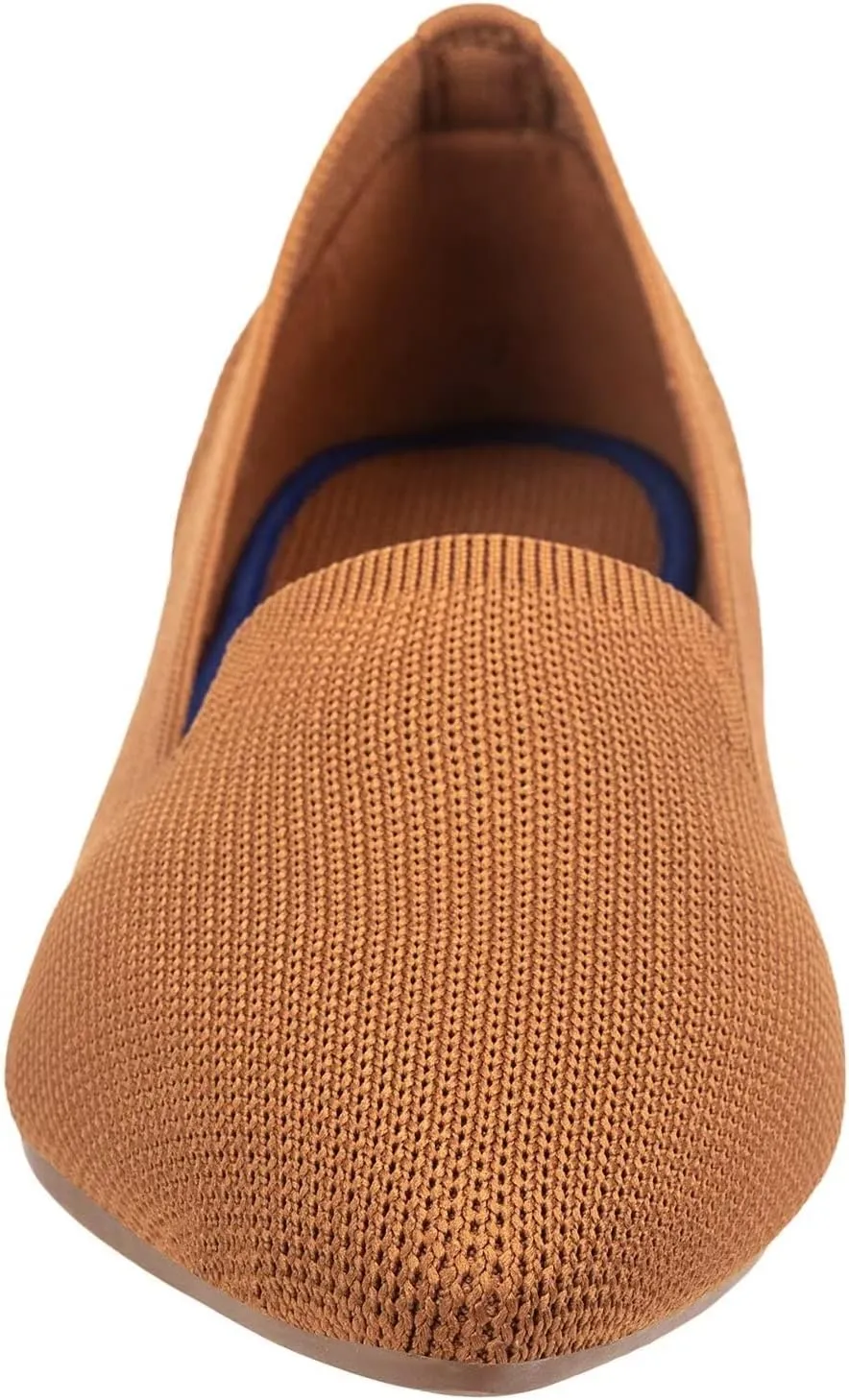 Frank Mully Women's Casual Loafer Flats Slip On Loafer Shoes Comfortable Knit Flat Shoes Classics Pointy Toe Loafer Flats,for Work,Travel
