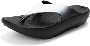 FUNKYMONKEY Women's Thong Flip Flop Ultra Soft Arch Support Sandals