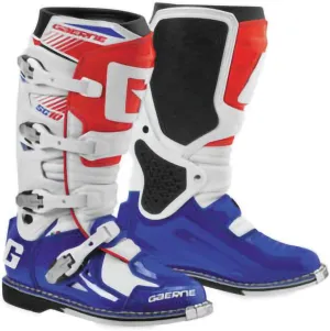 Gaerne SG-10 Boots (11) (WHITE/BLUE/RED)