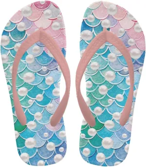 Girl's Flip Flops Kid's Flip Flop Children's Non-Slip Sole Quick Drying Beach Slippers Slide Sandals Pink Straps