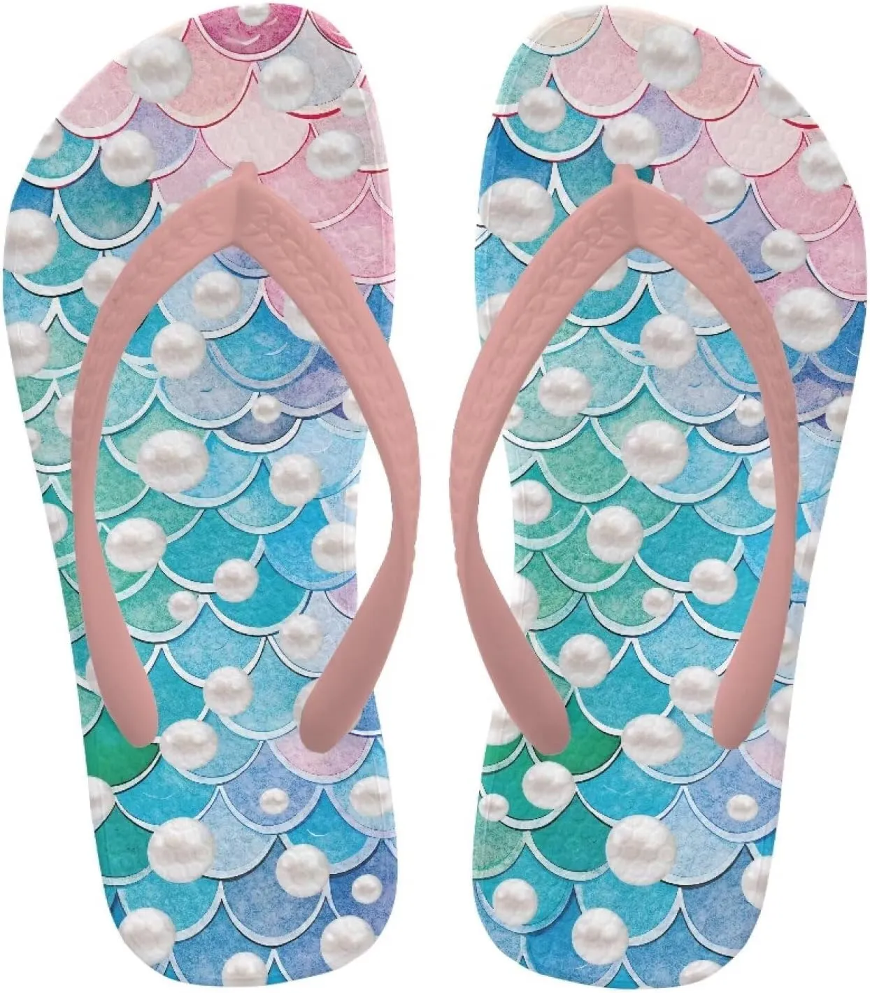 Girl's Flip Flops Kid's Flip Flop Children's Non-Slip Sole Quick Drying Beach Slippers Slide Sandals Pink Straps