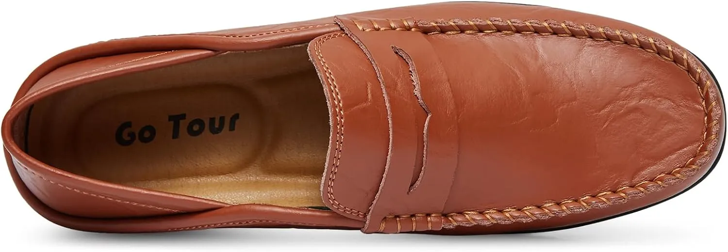 Go Tour Mens Loafers Casual Loafers for Men Slip-on Driving Shoes