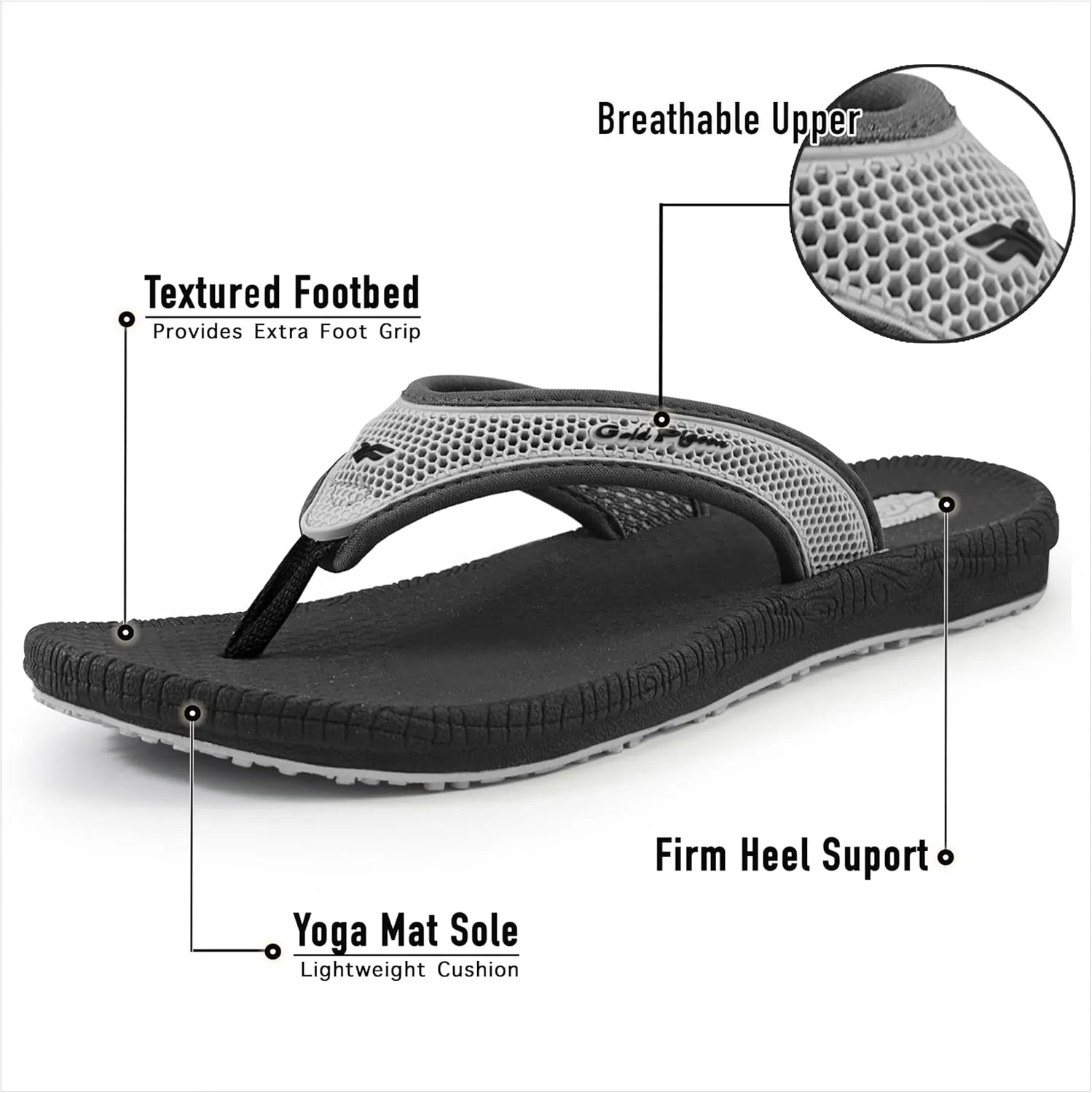 Gold Pigeon Breeze Ultra Light Women Flip Flops