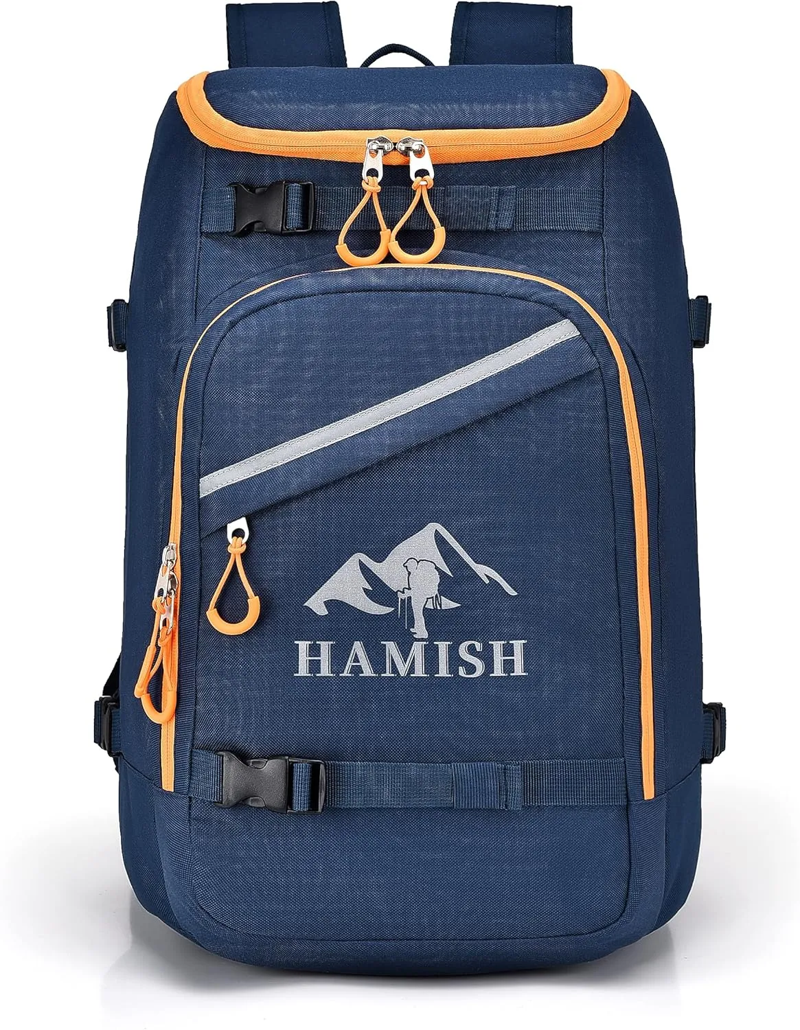 Hamish Ski Boot Bag,1.76cu ft 50L Waterproof large capacity Ski Boots Bag Backpack,Snowboard Travel Lightweight Ski Bag Backpack for Ski Helmet, Goggles, Gloves, Skis, Snowboard & Accessories