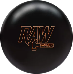 Hammer Raw Hammer PRE-DRILLED Bowling Ball- Black