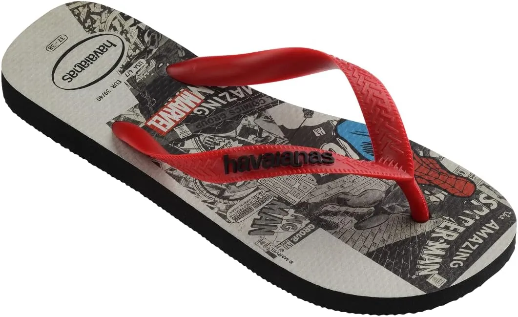 Havaianas Boy's Kid's Top Marvel Classics Flip Flop Sandal