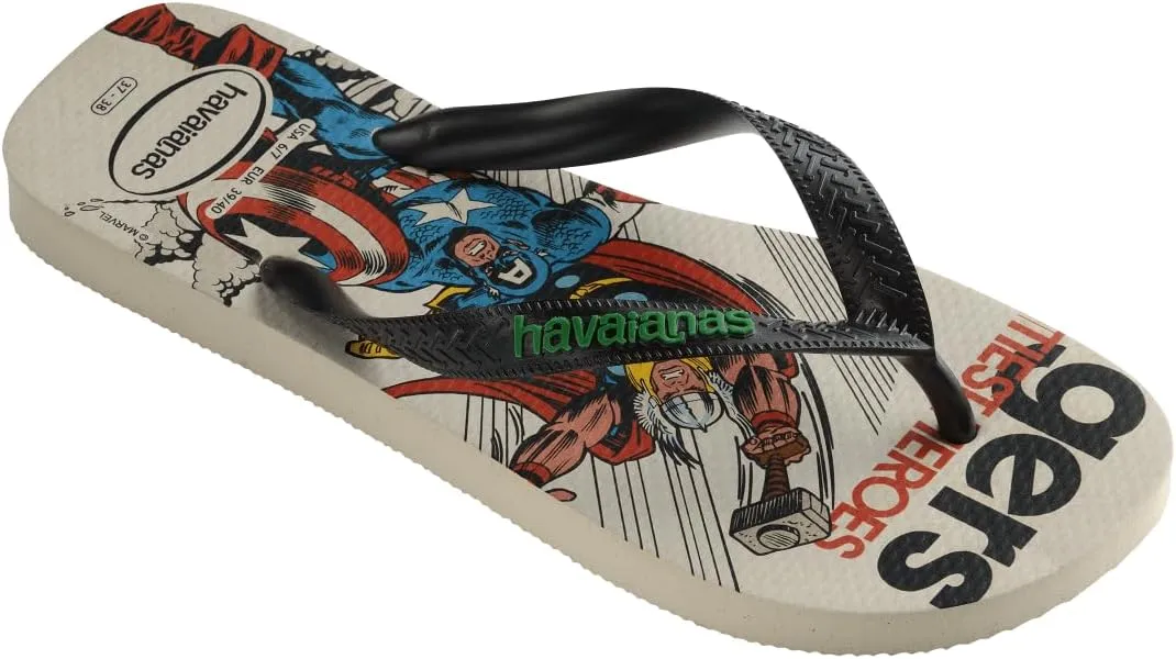 Havaianas Women's Kid's Top Marvel Classics Flip Flop Sandal, 4.5 us