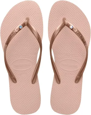 Havaianas Women's Slim Crystal Flip Flops