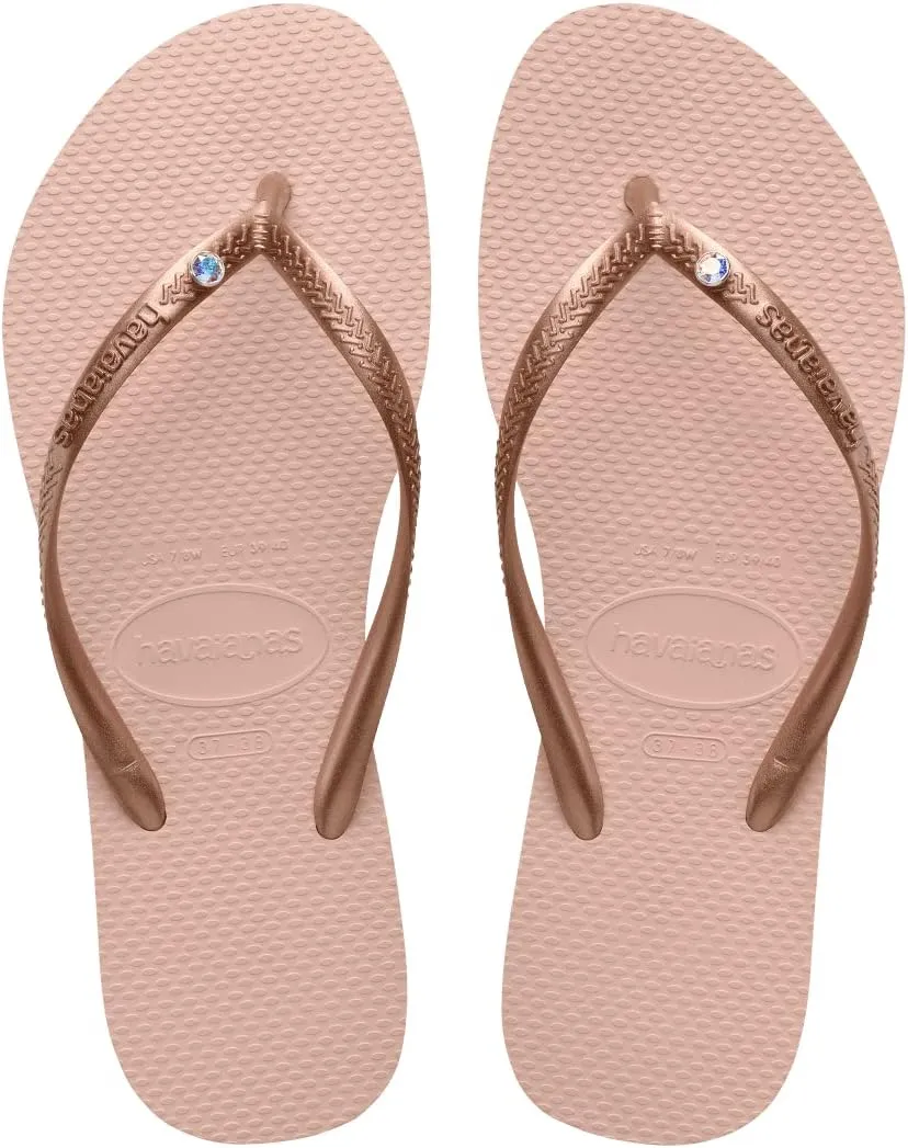 Havaianas Women's Slim Crystal Flip Flops