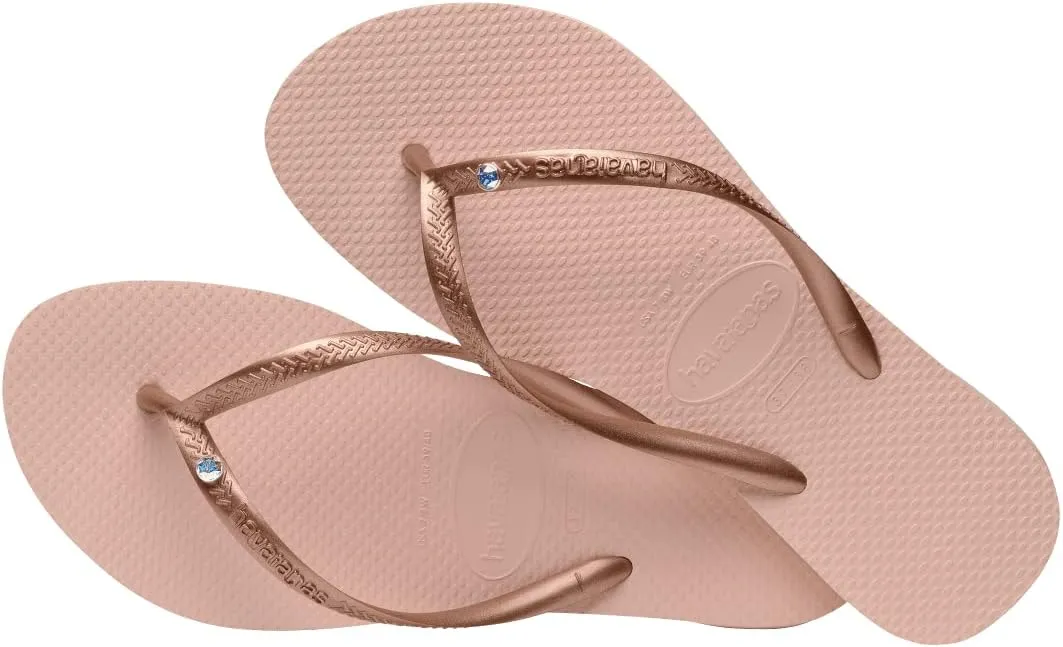 Havaianas Women's Slim Crystal Flip Flops