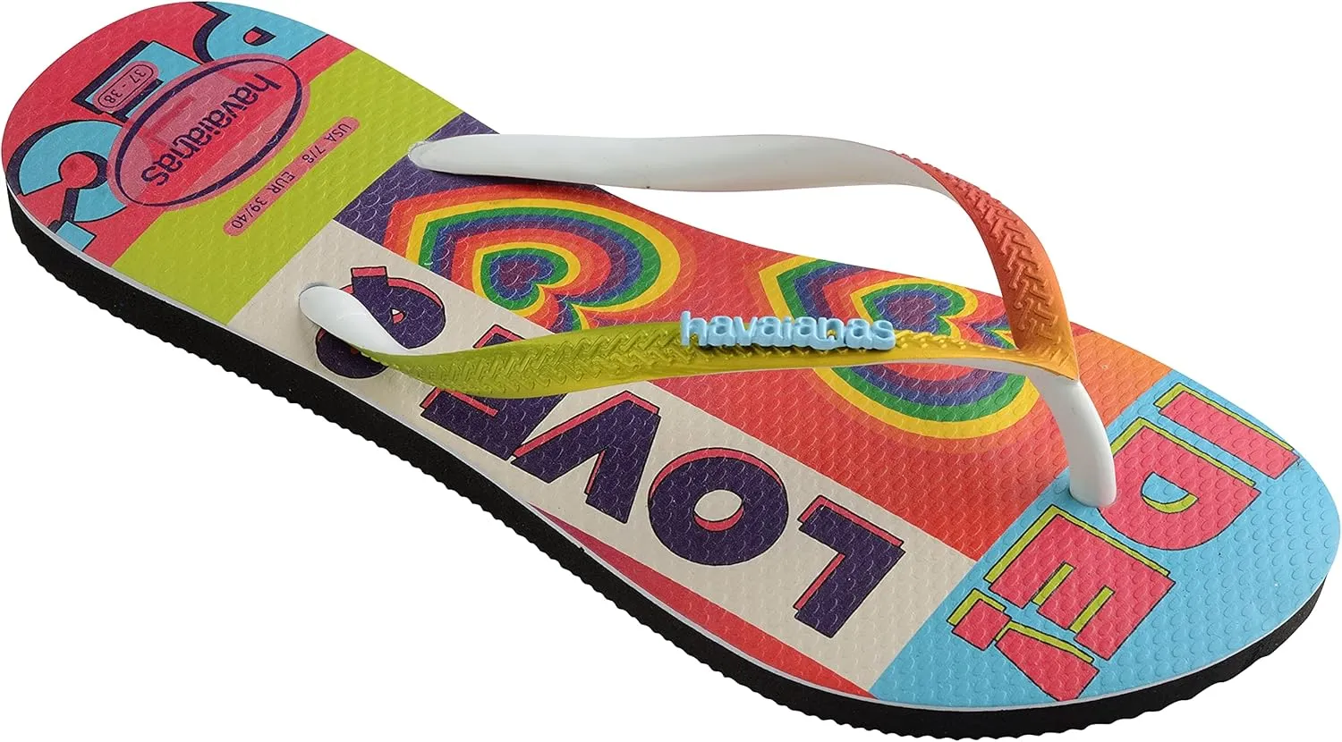 Havaianas Women's Slim Pride Rainbow Flip Flop Sandal