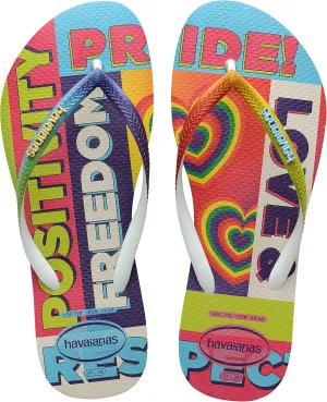 Havaianas Women's Slim Pride Rainbow Flip Flop Sandal