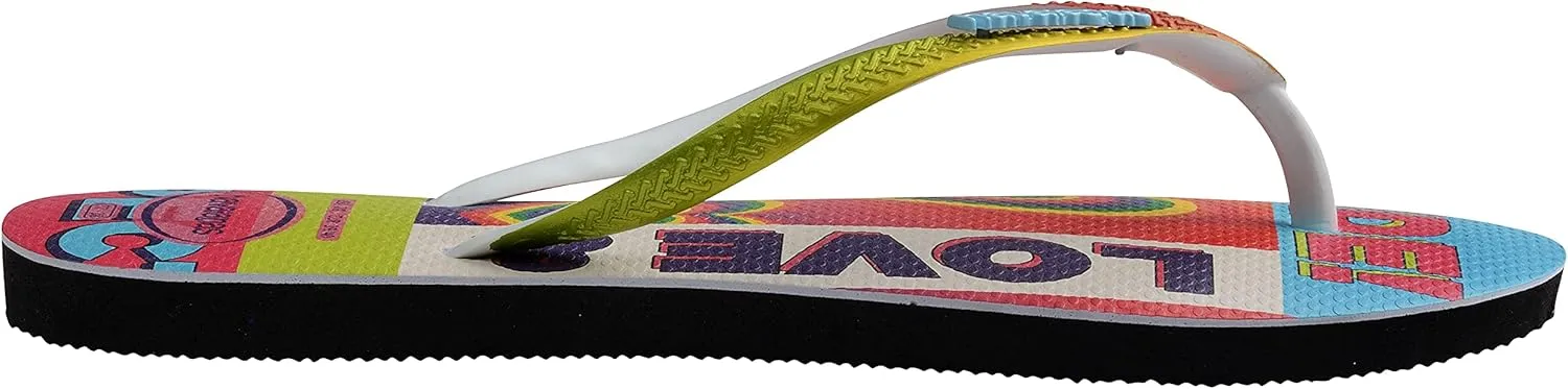 Havaianas Women's Slim Pride Rainbow Flip Flop Sandal