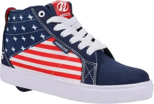 HEELYS Men's Racer Mid (Little Big Kid/Adult) Wheeled Heel Shoe