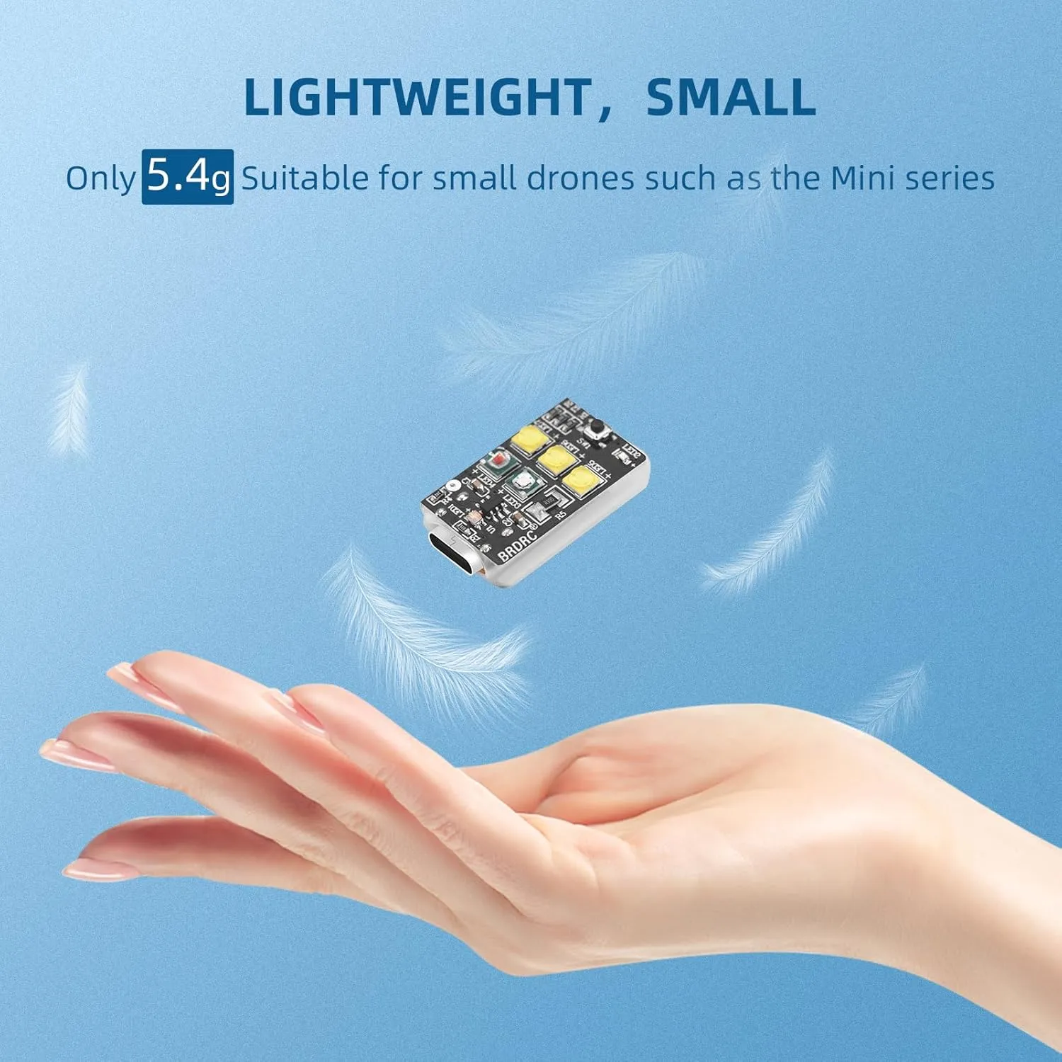 HeiyRC Air 3S Anti-Collision Led Strobe Lights for DJI Mini 4K/2S/3 Pro/4 Pro/Avata 2/2S/Mini 2 SE S