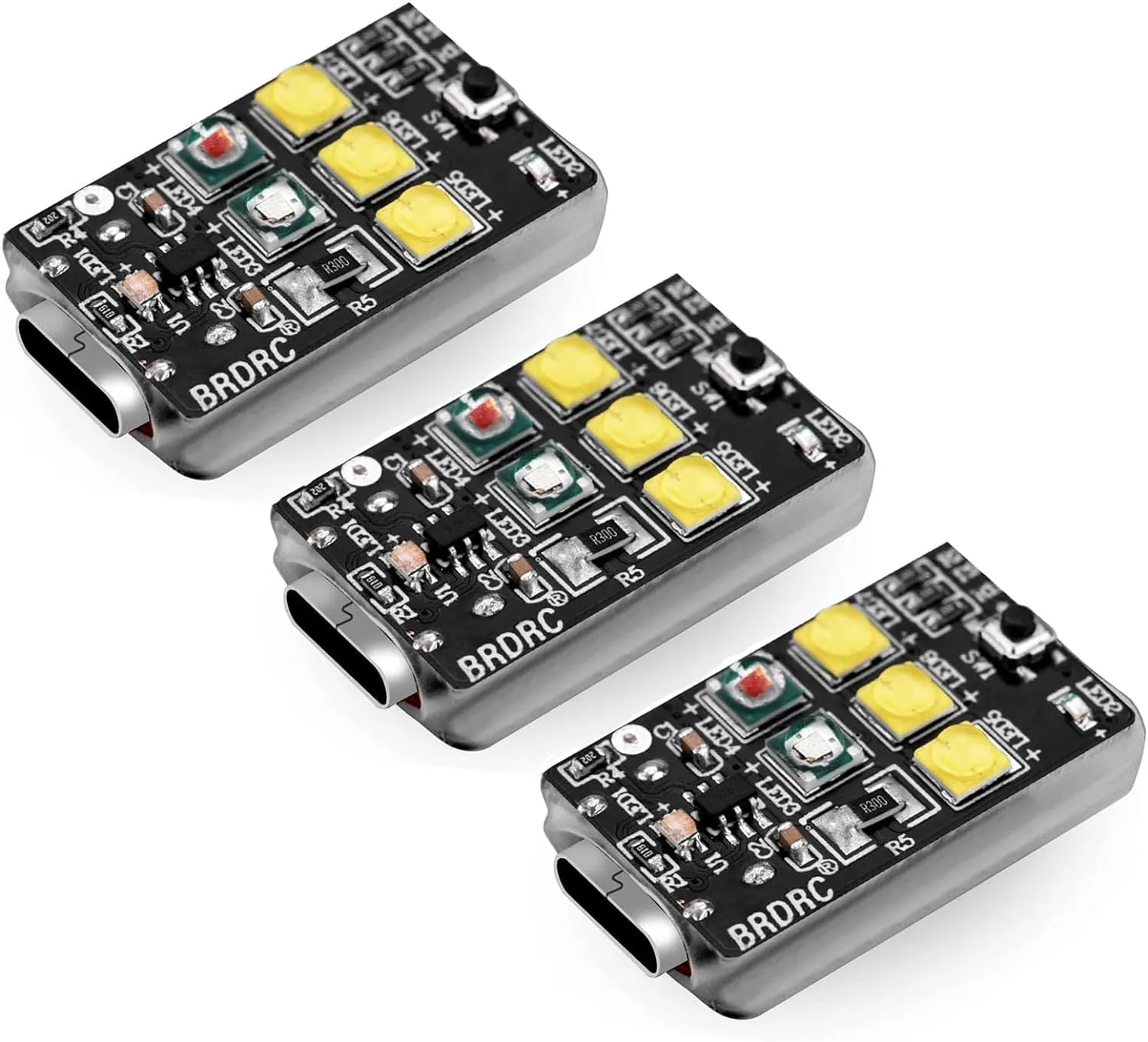 HeiyRC Air 3S Anti-Collision Led Strobe Lights for DJI Mini 4K/2S/3 Pro/4 Pro/Avata 2/2S/Mini 2 SE S
