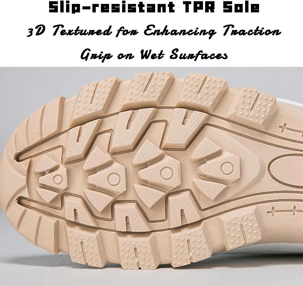 HESBITEUL Boots for Women Outdoor Winter Booties: Snow Boots Lightweight for Skiing