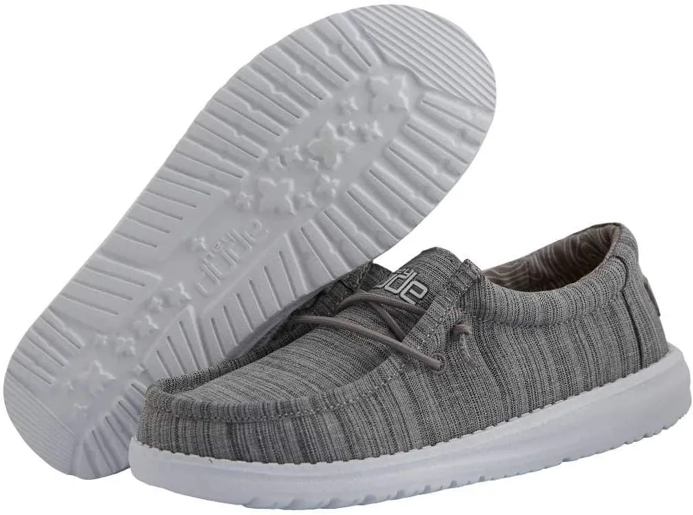 Hey Dude Boy's Wally Youth Multiple Colors | Boy’s Shoes | Boy's Lace Up Loafers | Comfortable & Light-Weight