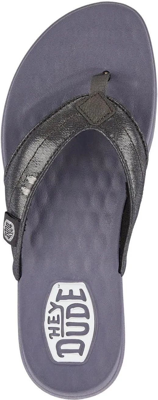 Hey Dude Women's Christi Flip Classic | Women's Shoes | Women Slip-on Sandals | Comfortable & Light-Weight