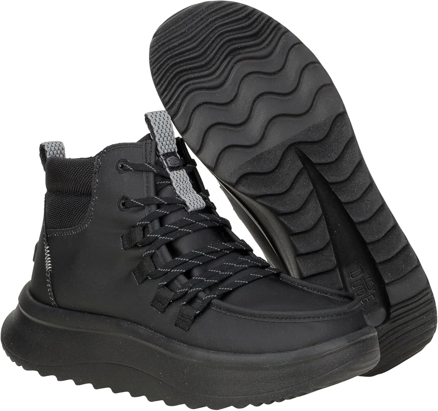 Hey Dude Women's Wendy Peak Apres Coated Twill Ankle Boot