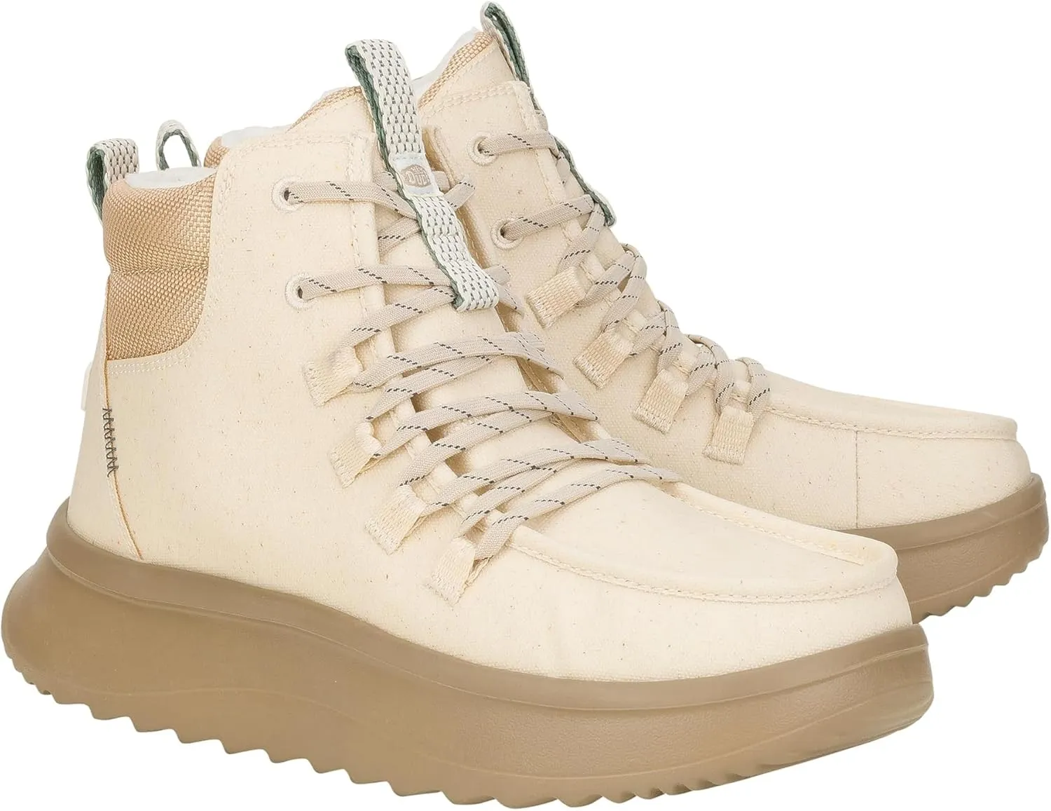 Hey Dude Women's Wendy Peak Apres Coated Twill Ankle Boot