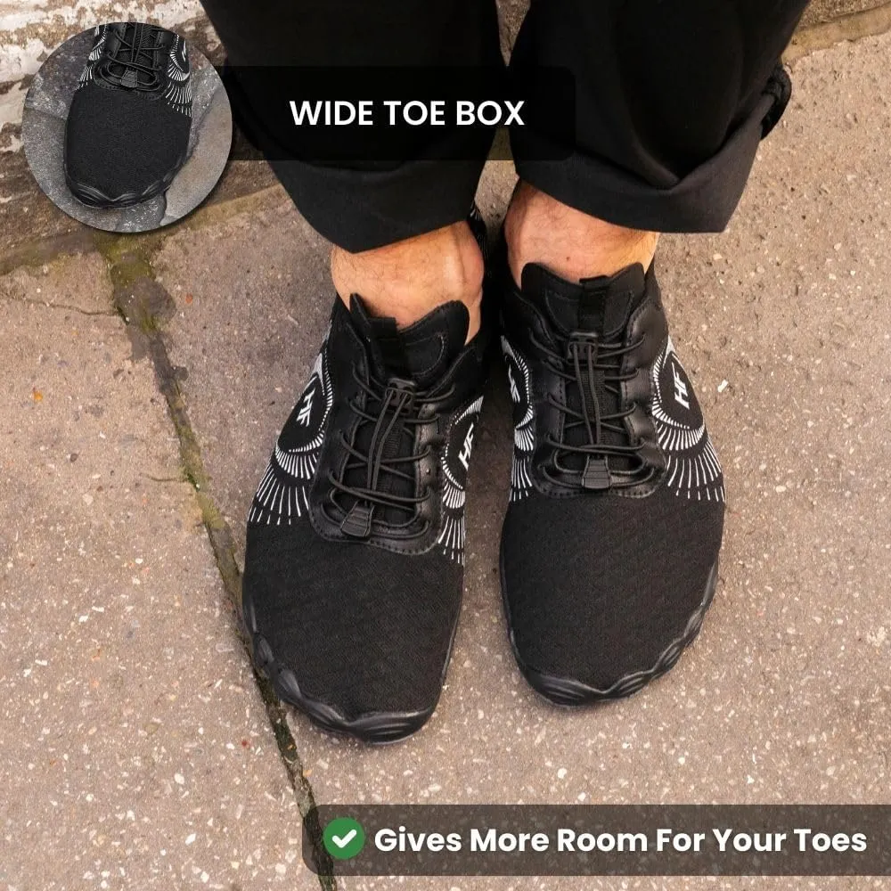 HF Active - Active Lifestyle Pain Relief Barefoot Shoes, Wide Toe Box, Lightweight Breathable, Flexible Minimalist Walking Shoe, Experience Real Barefoot Feeling
