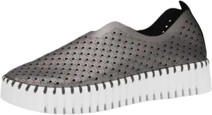 Ilse Jacobsen HORNBAEK Women's Tulip U0010 Metallic Platform | Slip-On | Low-Top