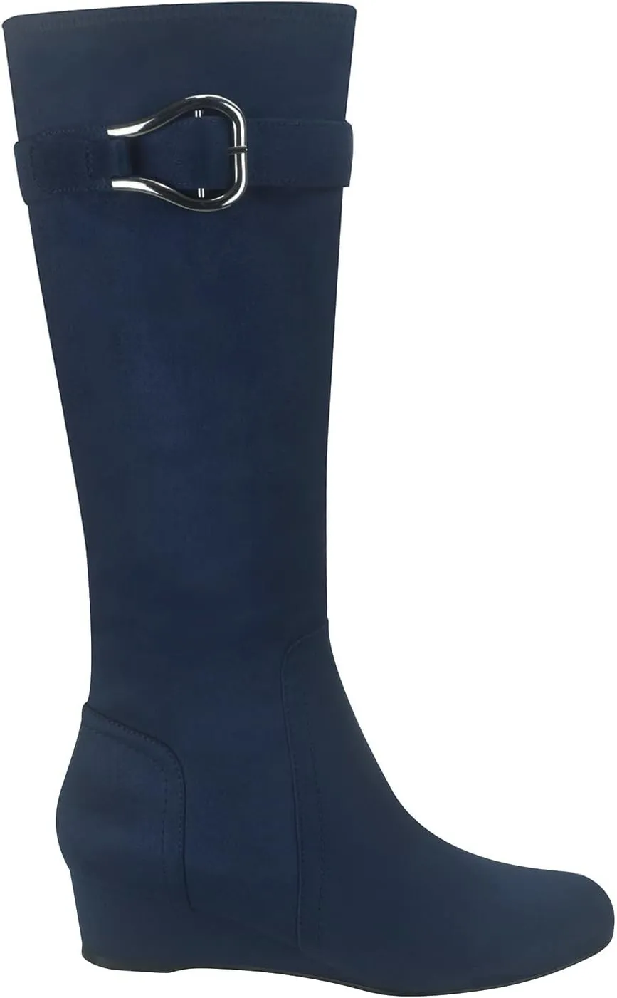 Impo Gelsey Stretch Wedge Boot with Memory Foam