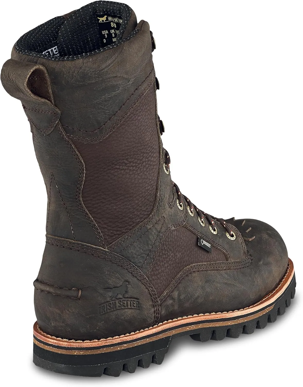 Irish Setter, Elk Tracker, Men’s, 12", Waterproof, Insulated 200g, Hunting Boot, Brown