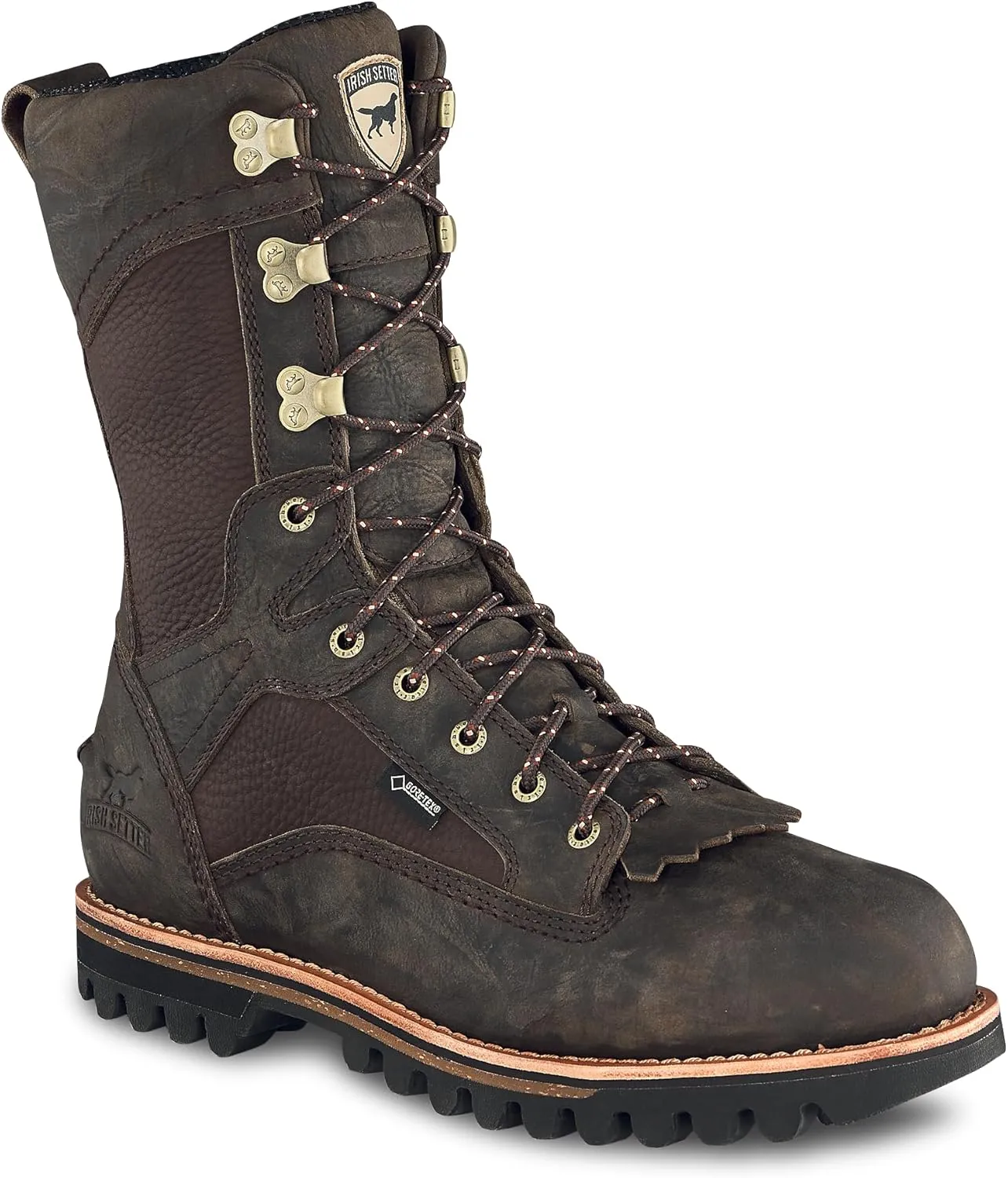 Irish Setter, Elk Tracker, Men’s, 12", Waterproof, Insulated 200g, Hunting Boot, Brown
