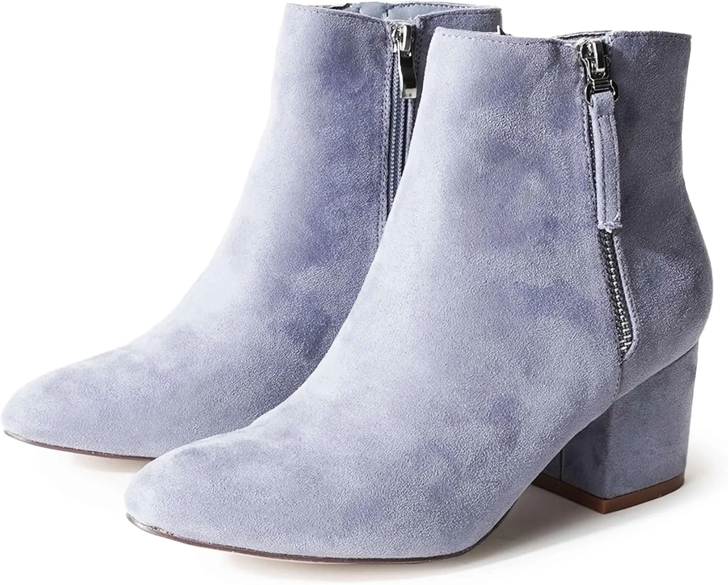 J. Adams Zuma Ankle Bootie – Closed Pointed Toe Low Block Heel Zip Up Boot