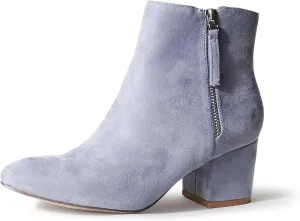 J. Adams Zuma Ankle Bootie – Closed Pointed Toe Low Block Heel Zip Up Boot