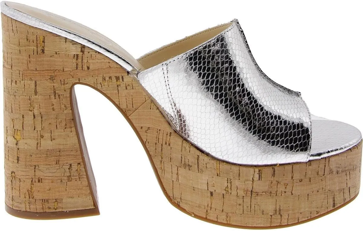 Jessica Simpson Womens Xona2 Peep Toe Slip On Platform Sandals